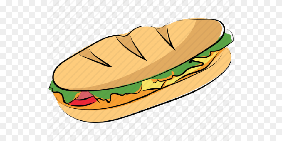 Long Clipart Burger, Food, Bread, Sandwich Free Transparent Png