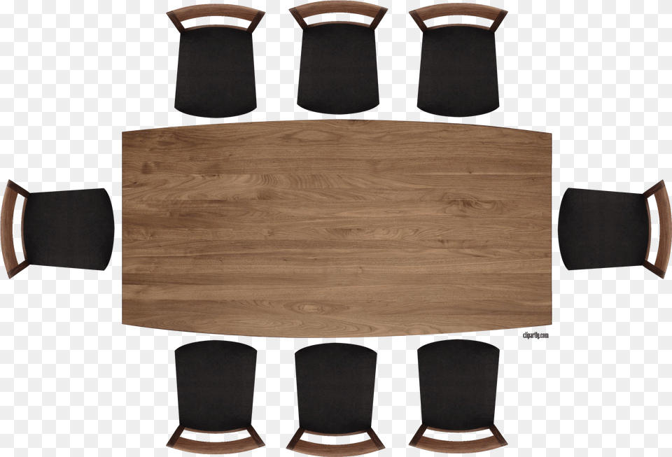 Long Clipart Top View, Indoors, Interior Design, Wood, Chair Free Png Download