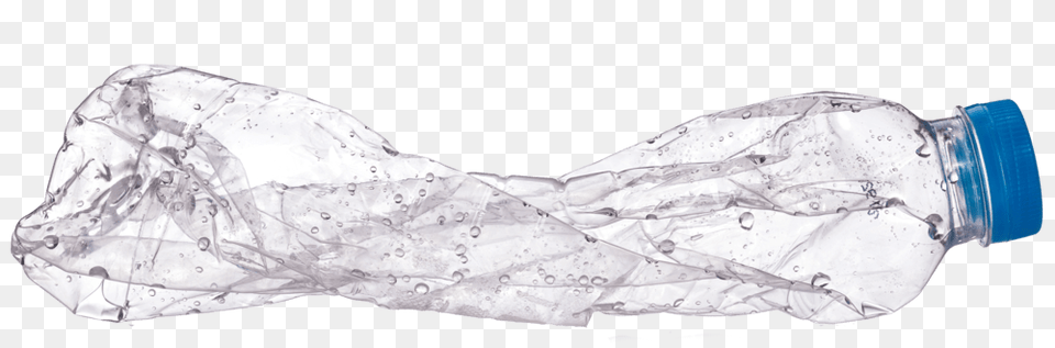 Long Crushed Water Bottle, Plastic, Water Bottle, Person Free Png