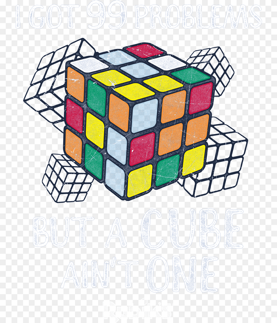 Long Cube Got 99 Problems But A Cube Ain T One, Toy, Rubix Cube, Animal, Reptile Free Png