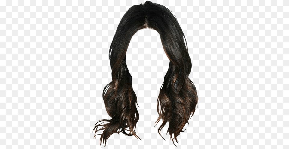 Long Dark Brown Hair Transparent, Person, Adult, Female, Woman Free Png Download