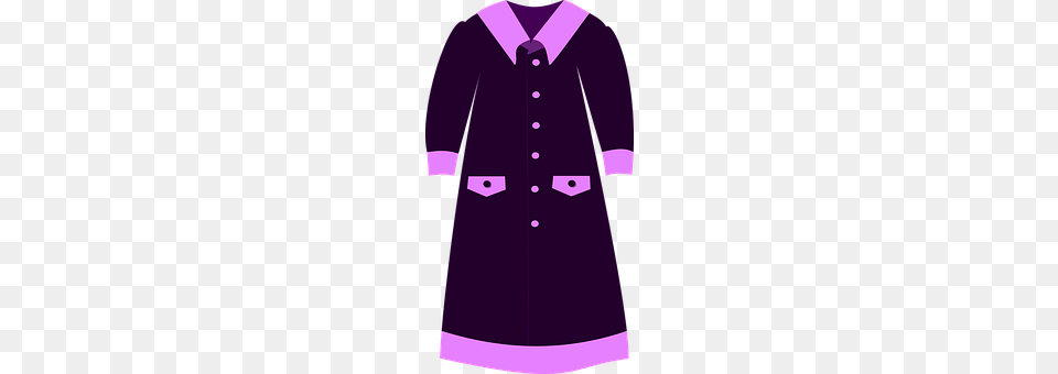 Long Dress Clothing, Coat, Shirt, Long Sleeve Free Png Download