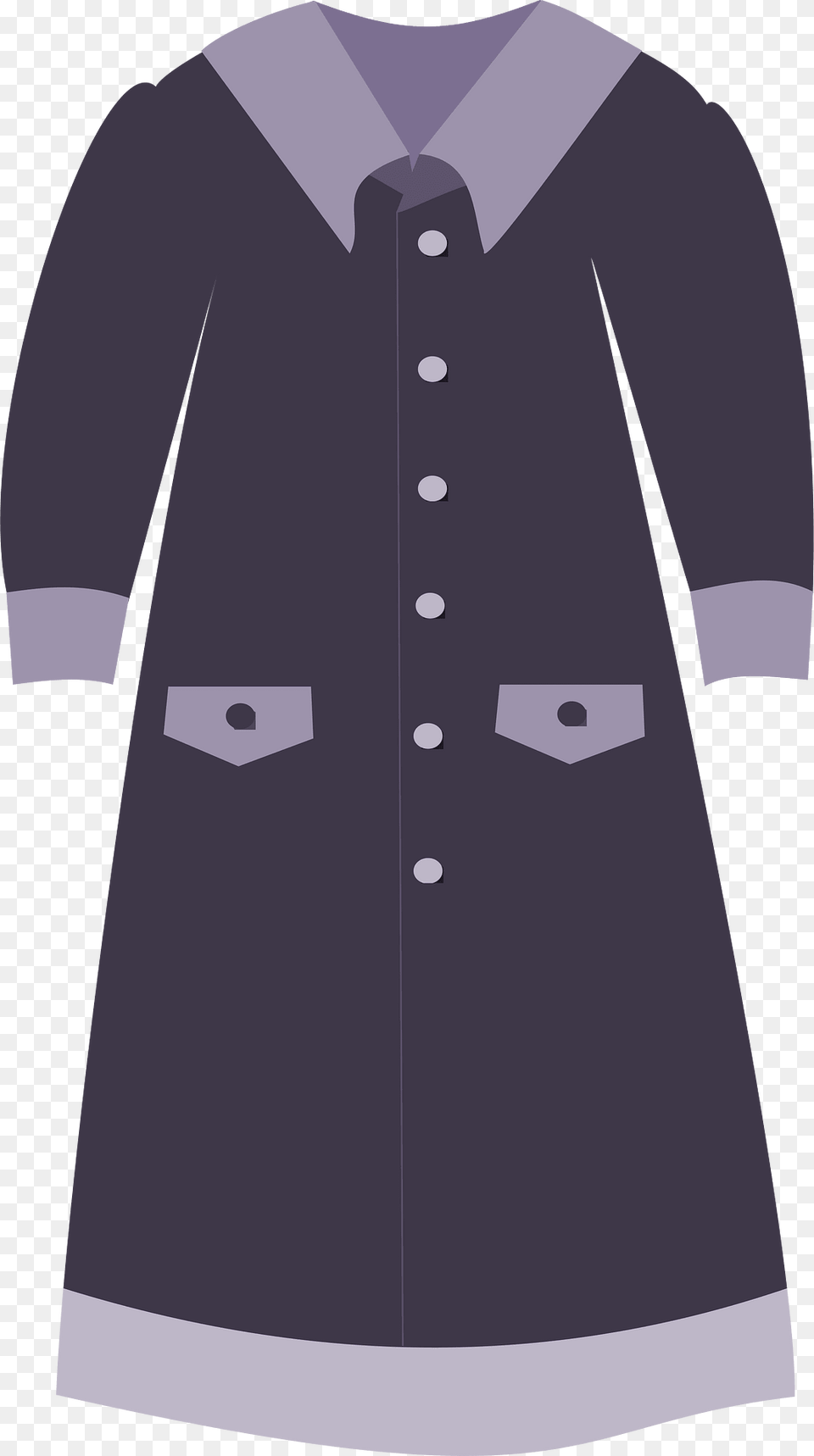 Long Dress Clipart, Clothing, Coat, Long Sleeve, Shirt Free Png