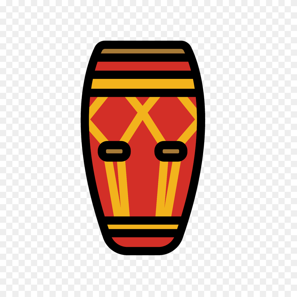 Long Drum Emoji Clipart, Musical Instrument, Percussion, Conga Png Image