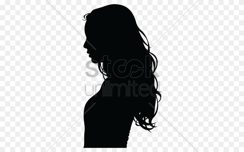 Long Hair Girl Silhouette, Lighting, People, Person, Photography Free Png