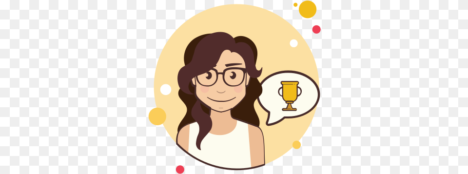 Long Hair Girl Trophy Icon Girl With A Trophy, Accessories, Photography, Person, Light Free Transparent Png