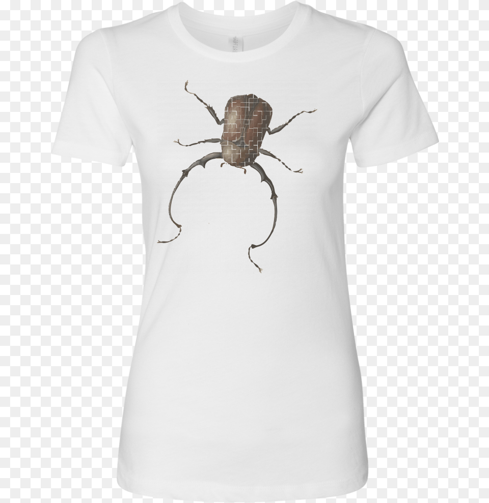 Long Horned Beetle T Shirt Four Beetles And A Flying Stink Bug, Clothing, T-shirt, Animal, Invertebrate Png Image