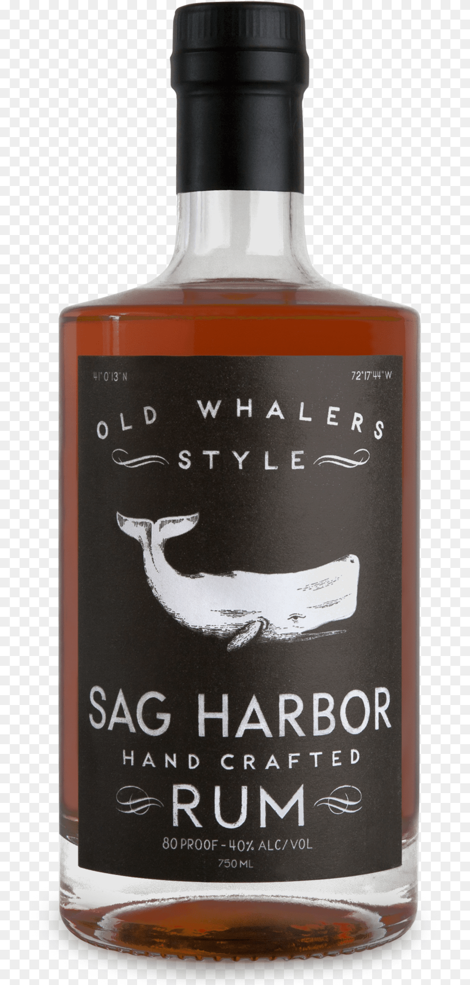 Long Island Spirits Sag Harbor Old Whalers Style Hand Sag Harbor Old Whalers Style Rum, Alcohol, Beverage, Liquor, Bottle Free Png Download