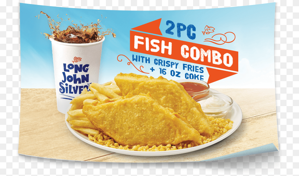 Long John Silver, Advertisement, Food, Lunch, Meal Free Png Download