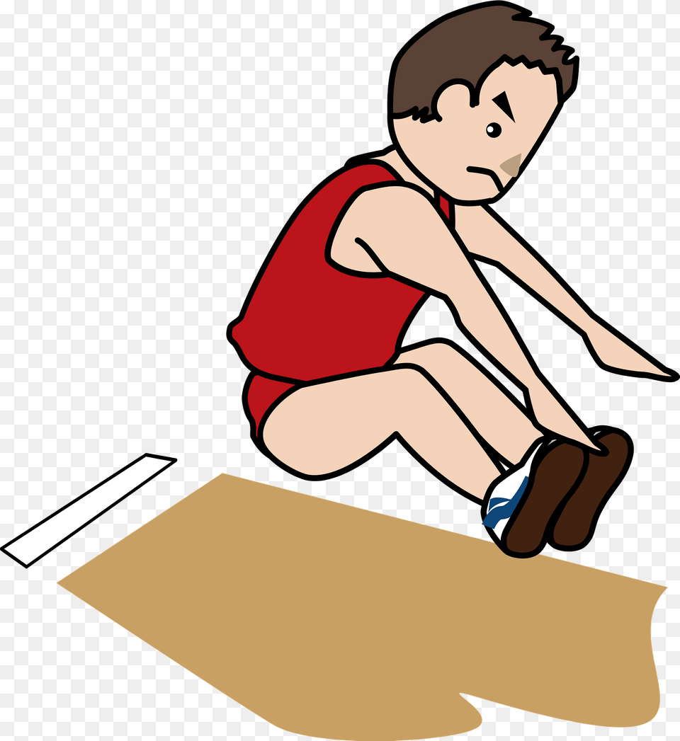 Long Jump Clipart, Baby, Person, Face, Head Free Png Download