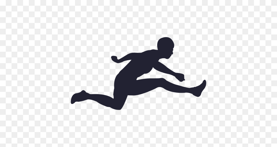 Long Jumping Boy Silhouette, Person, Head Png