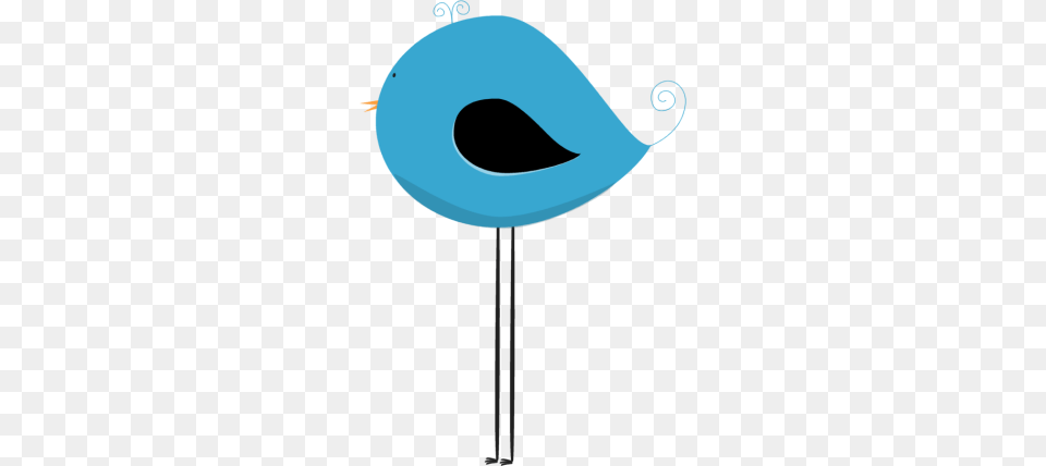 Long Legged Black And Blue Bird Clip Art, Food, Sweets, Candy, Balloon Free Png Download