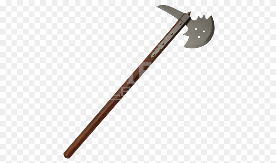 Long Medieval Battle Axe, Weapon, Device, Tool, Blade Png