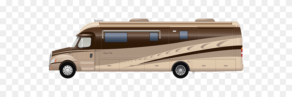 Long Motorhome, Transportation, Van, Vehicle, Rv Png