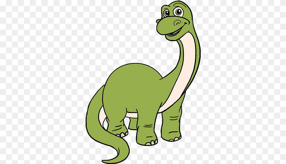 Long Neck Dinosaurs Cartoon Dinosaur Draw, Animal, Bear, Mammal, Wildlife Free Png Download
