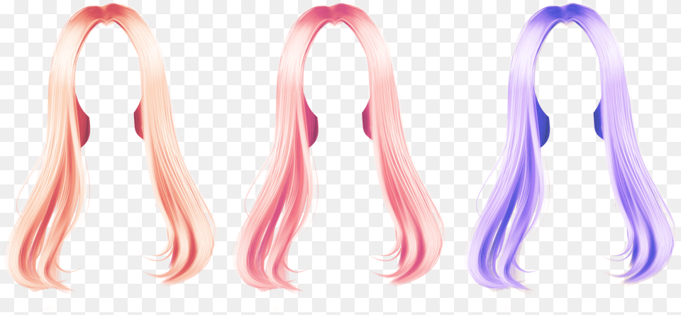 Long Pink Hair Transparent, Adult, Female, Person, Woman Png Image