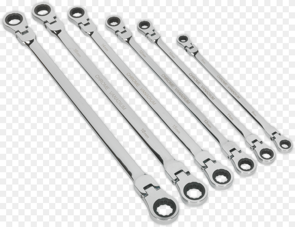 Long Ratchet Ring Spanners, Wrench, Blade, Dagger, Knife Png