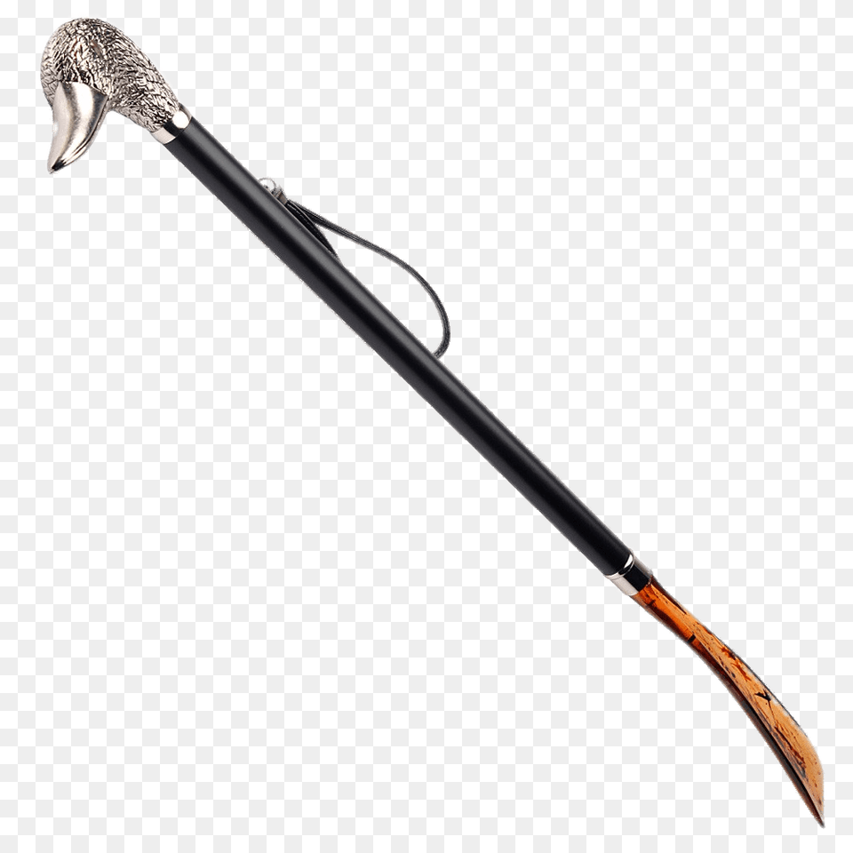 Long Shoehorn With Duck Handle, Stick, Cane, Blade, Dagger Png