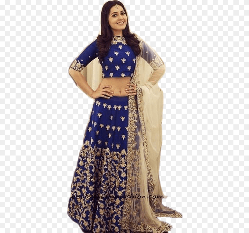 Long Skirt And Crop Top Indian, Adult, Female, Person, Woman Free Png