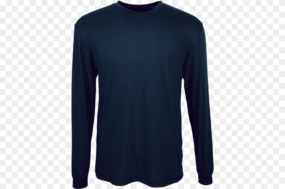 Long Sleeve Dark Blue Shirt, Clothing, Long Sleeve, T-shirt Free Png