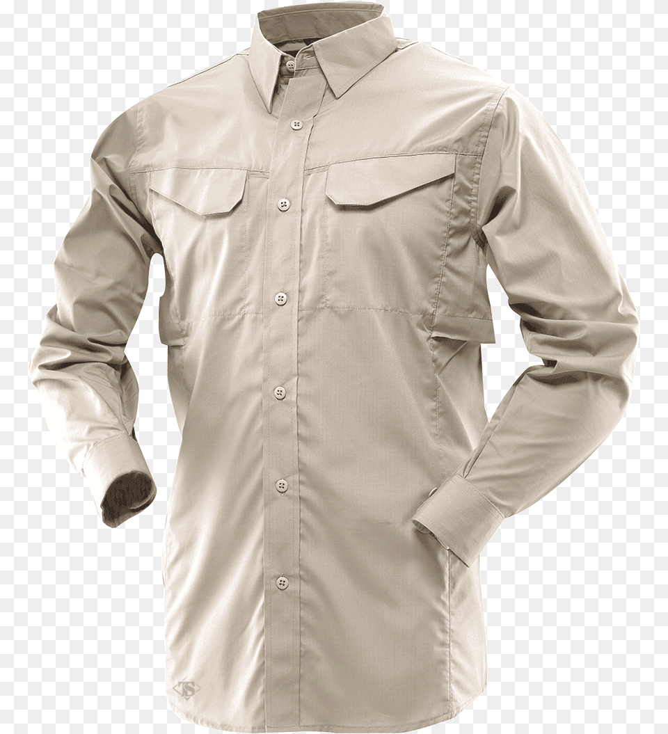 Long Sleeve Field Shirt, Clothing, Dress Shirt, Long Sleeve, Khaki Free Transparent Png
