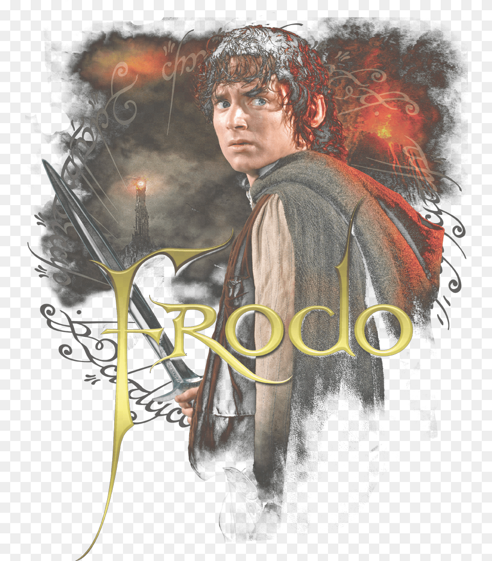 Long Sleeve Lord Of The Rings Frodo One Ring, Portrait, Face, Photography, Head Png