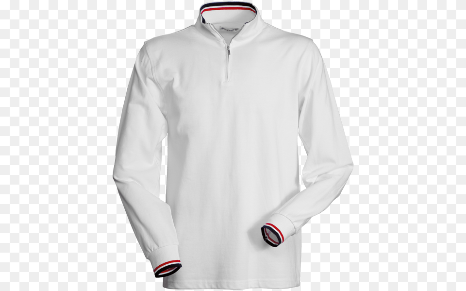 Long Sleeve Polo Priv Half Zip Long Sleeved T Shirt, Clothing, Coat, Long Sleeve, Jacket Free Png Download