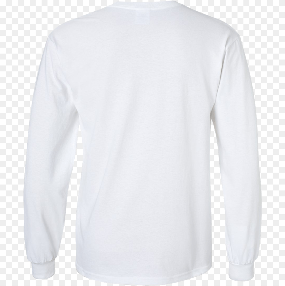 Long Sleeve Shirt Gildan Long Sleeve Back, Clothing, Long Sleeve, Knitwear, Sweater Png