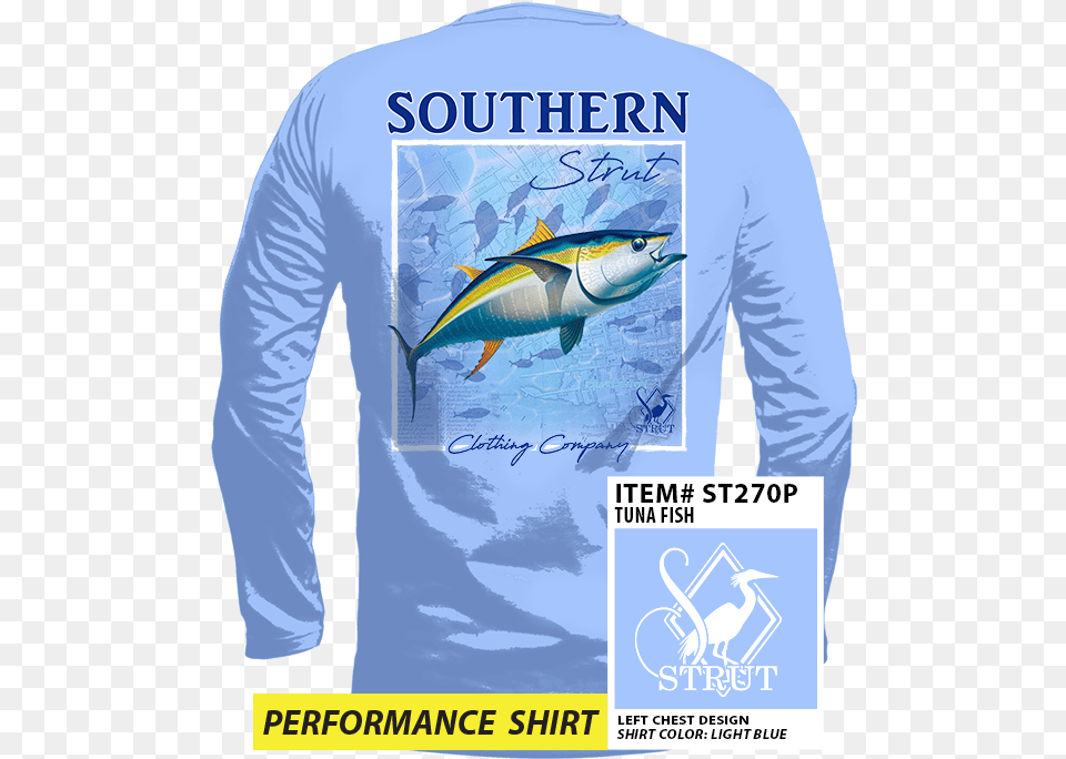 Long Sleeve T Shirts Southern, Animal, Clothing, Fish, Long Sleeve Png