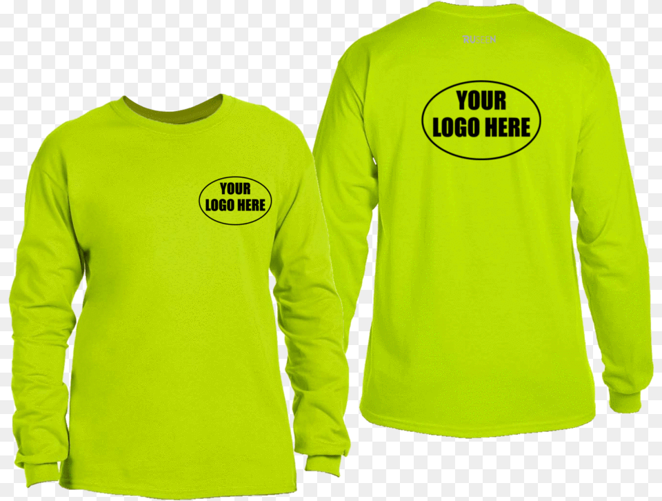 Long Sleeve With Your Logo Here Long Sleeve Shirt With Logo, Clothing, Long Sleeve, T-shirt, Hoodie Png