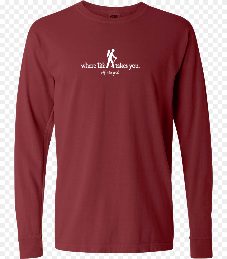 Long Sleeved T Shirt, Clothing, Long Sleeve, Sleeve, Maroon Free Transparent Png