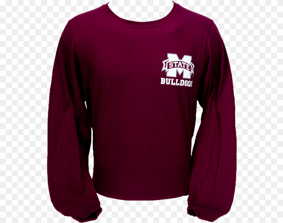 Long Sleeved T Shirt, Clothing, Long Sleeve, Maroon, Sleeve Png Image