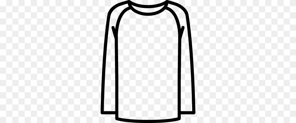 Long Sleeves T Shirt Vectors Logos Icons And Photos, Gray Png