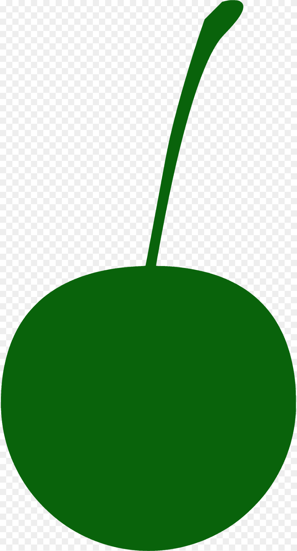 Long Stem Cherry Silhouette, Food, Fruit, Plant, Produce Png