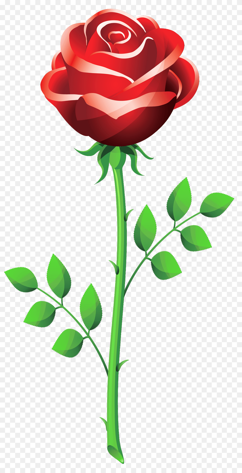Long Stem Red Rose Beauty And The Beast Clip Art, Flower, Plant, Dynamite, Weapon Png