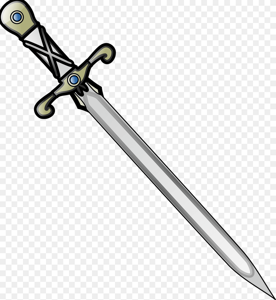 Long Sword Clipart, Weapon, Blade, Dagger, Knife Free Png Download