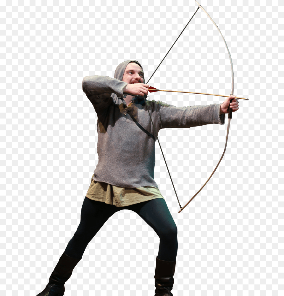 Longbow, Archer, Archery, Bow, Person Free Png