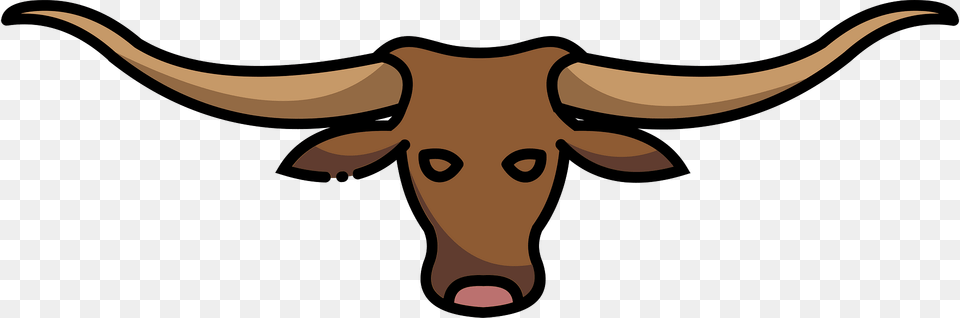 Longhorn Clipart, Animal, Mammal, Livestock, Cattle Free Transparent Png