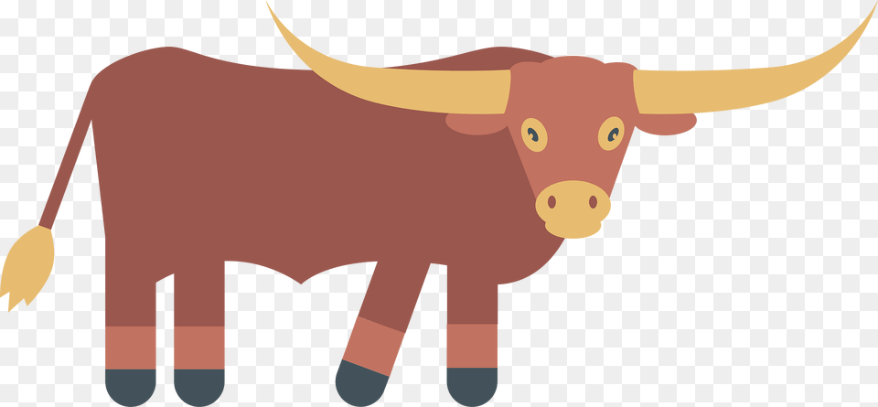 Longhorn Clipart, Animal, Mammal, Livestock, Cattle Free Png