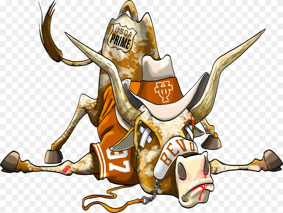 Longhorn Mascot Clipart Texas Longhorn Mascot Cartoon Free Transparent Png