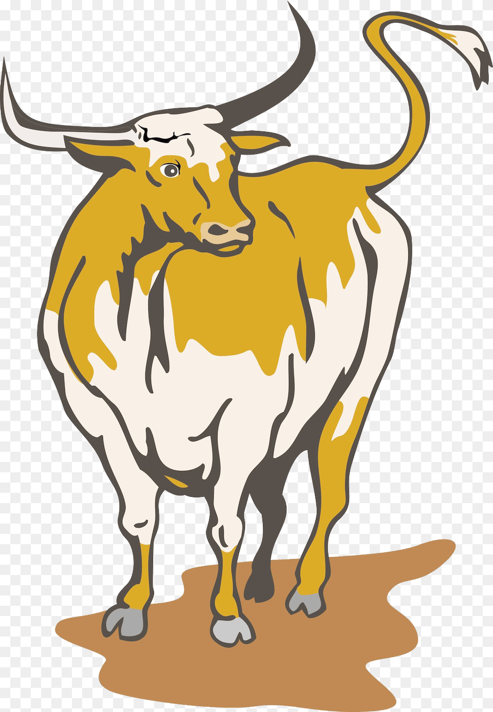 Longhorns Logo Texas Cattle Clipart, Animal, Bull, Livestock, Longhorn Free Png Download