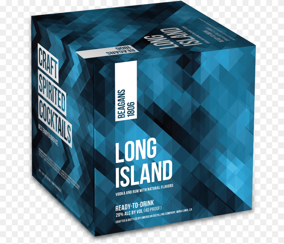 Longisland Beagans1806 Box, Cardboard, Carton, Blackboard, Bottle Png Image