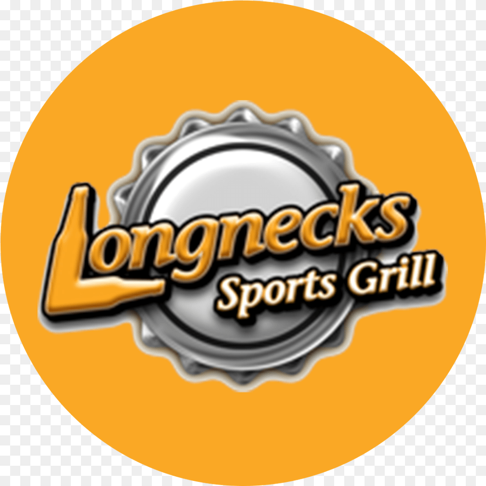 Longnecks Sports Grill, Badge, Logo, Symbol, Disk Png