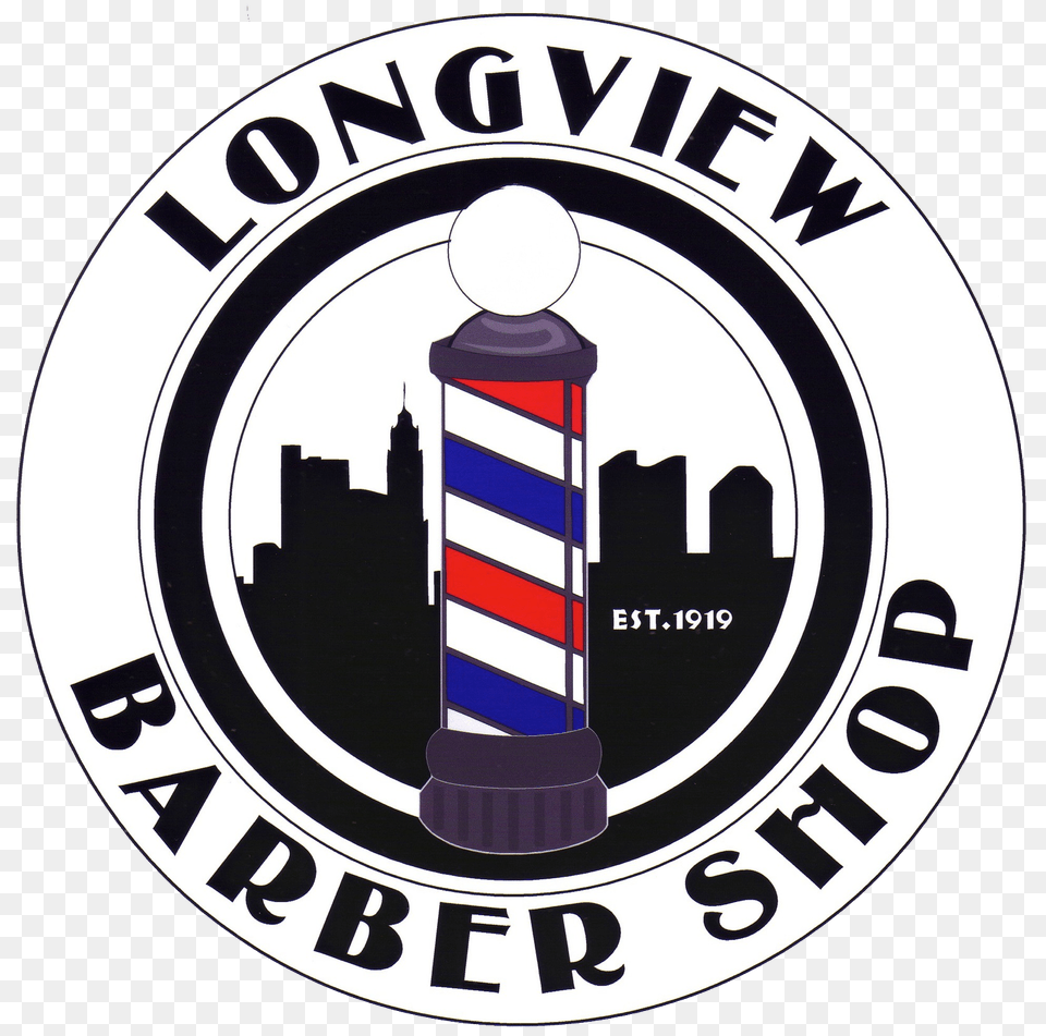 Longview Barber Shop, Logo, Emblem, Symbol Png Image