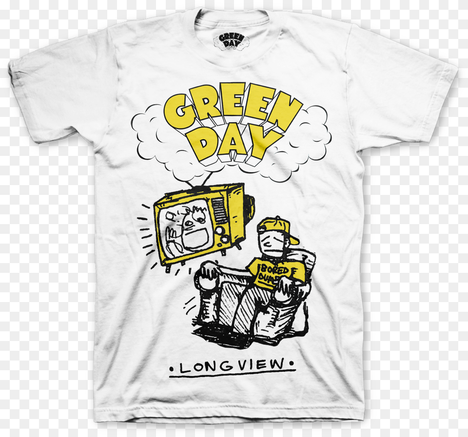 Longview T Shirt Green Day Store Green Day Shirt Green Amyl And The Sniffers Tshirt, Clothing, T-shirt, Baby, Person Png