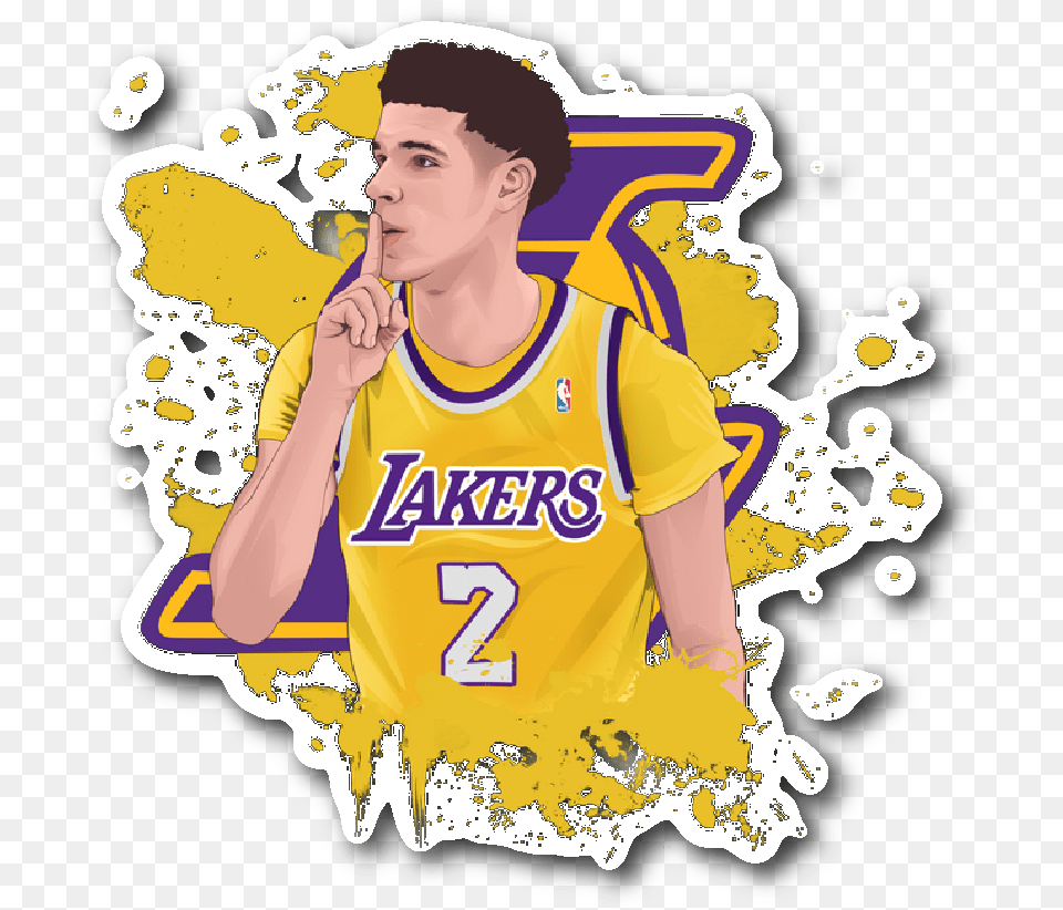 Lonzo Ball, Clothing, Shirt, T-shirt, Boy Free Transparent Png