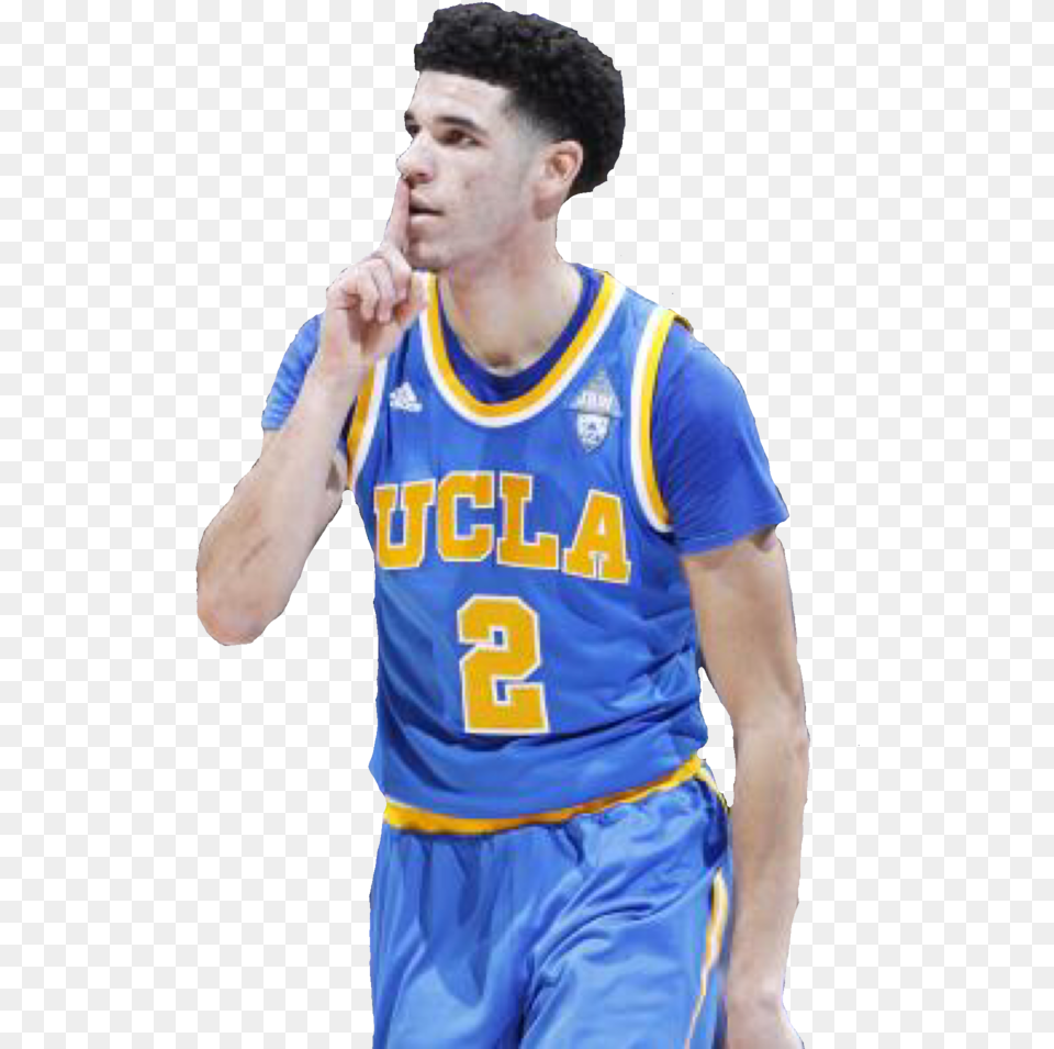 Lonzo Ball Clip Library Lonzo Ball Lakers, Shirt, Clothing, Adult, Person Png Image