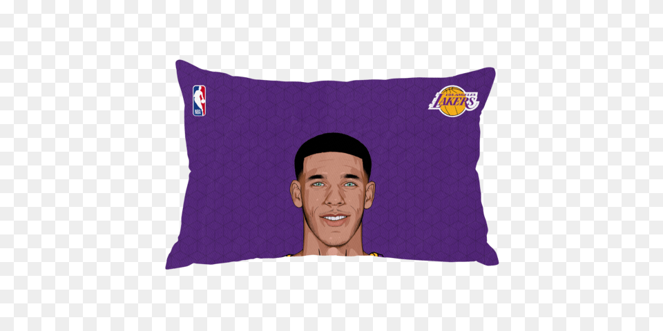 Lonzo Ball Pillow Case Face, Cushion, Home Decor, Adult, Male Png Image