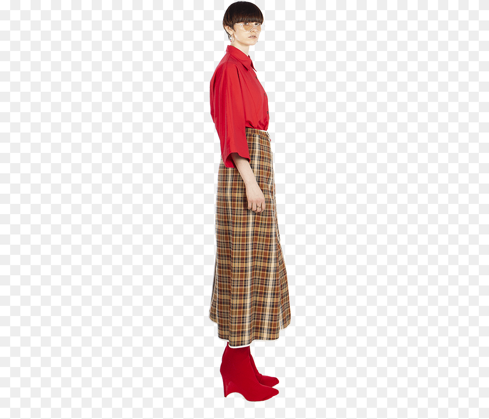 Look 5 Toddler, Clothing, Skirt, Tartan, Adult Png Image