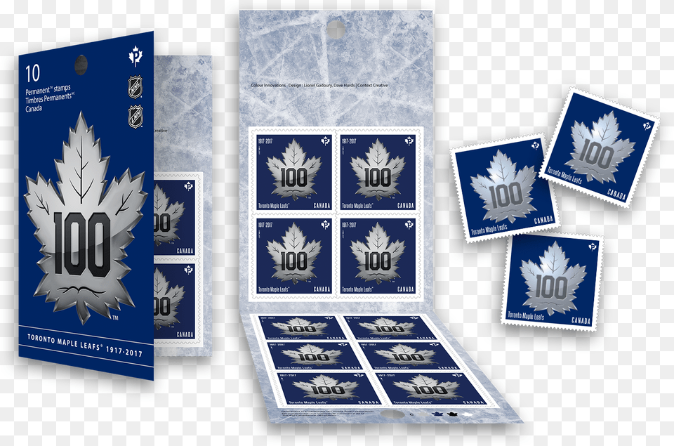 Look Closely At These 100th Anniversary Stamps And 2017 Nhl Toronto Maple Leafs 100th Anniversary Over, Advertisement, Poster Png